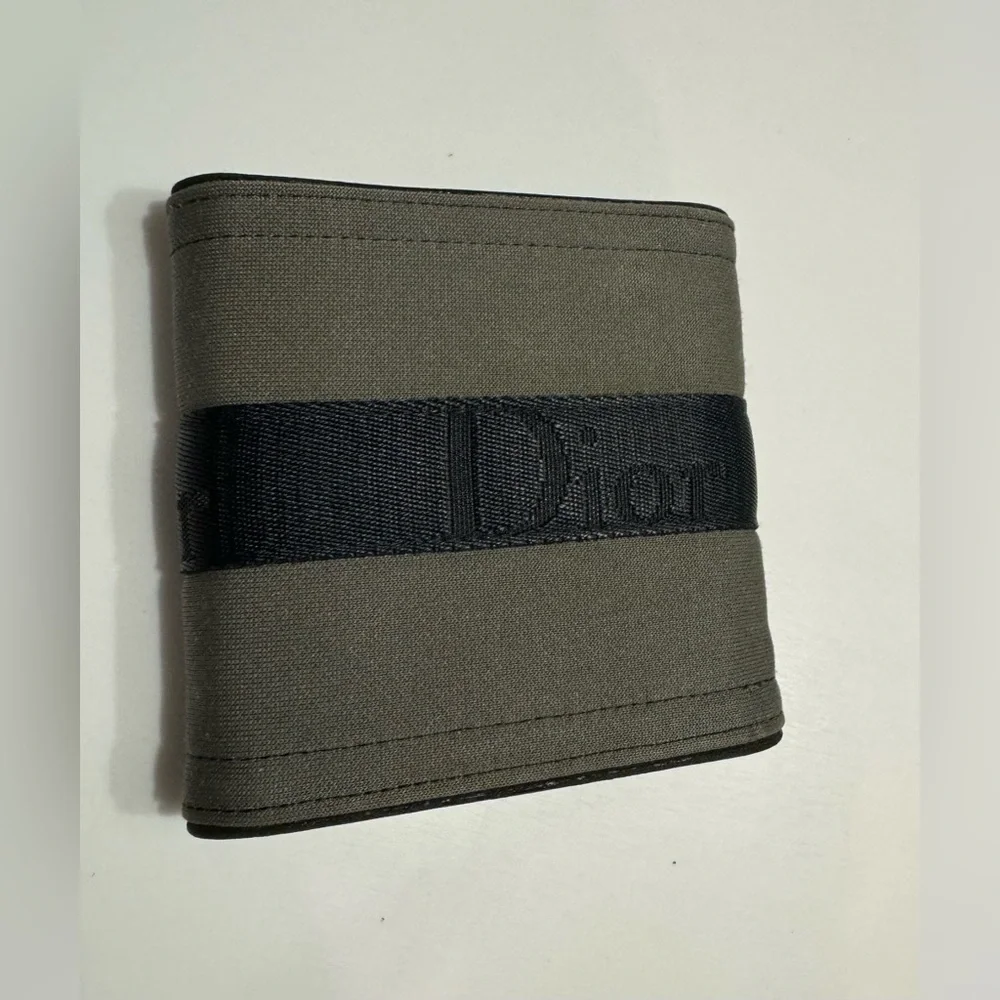 Dior compact trifold wallet